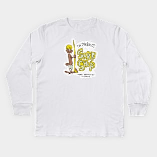 On the Beach Surf Shop Kids Long Sleeve T-Shirt